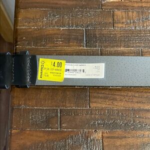 Elegant Black Double Loop Belt